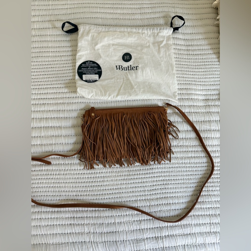HButler Mighty Fringe Clutch Purse